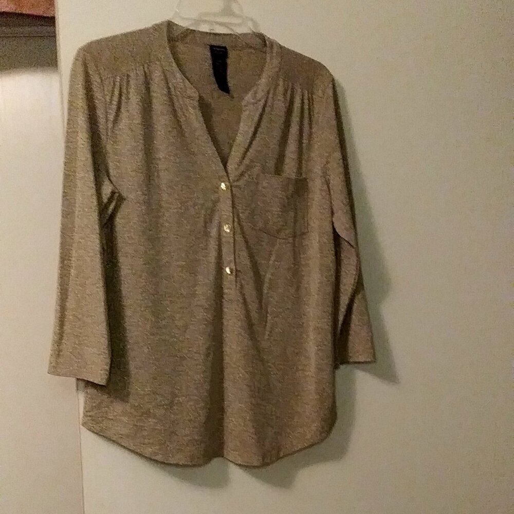 Metallic Sparkly 🌟🌟Rafaella Blouse Rafaella blouse Size M